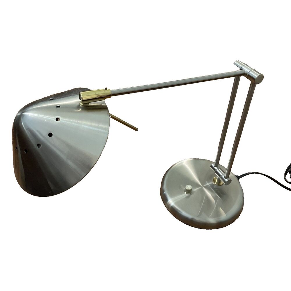 Vintage Tensor LT627 Halogen Desk Lamp UFO Saucer Space Age Postmodern Working